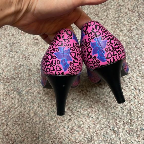 Tuk rose print heels - new - Picture 6 of 8